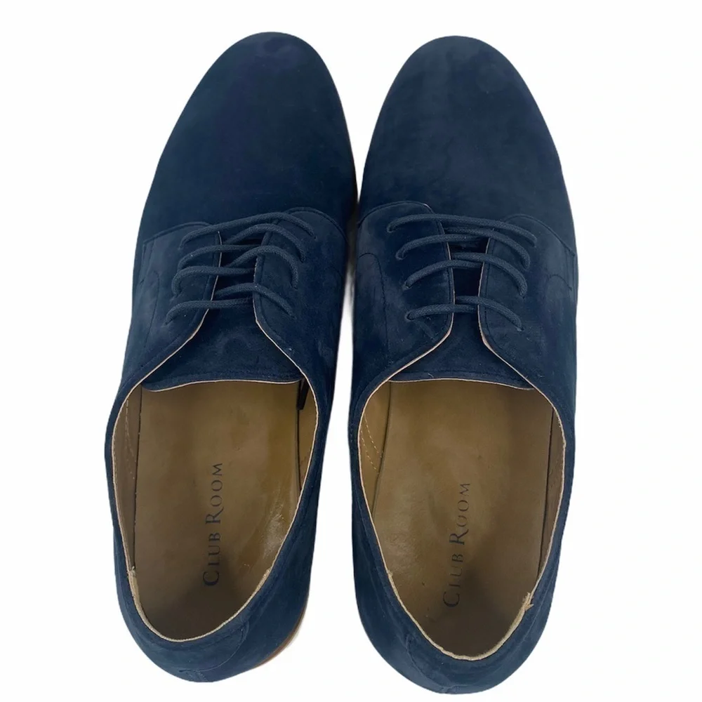 Club Room Shiloh Buck Lace Up Dress Shoes